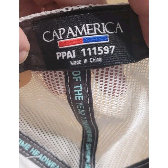 Welcome To Fabulous Las Vegas NEW Blue Gray White Trucker Hat Snapback Cap - Picture 6 of 6